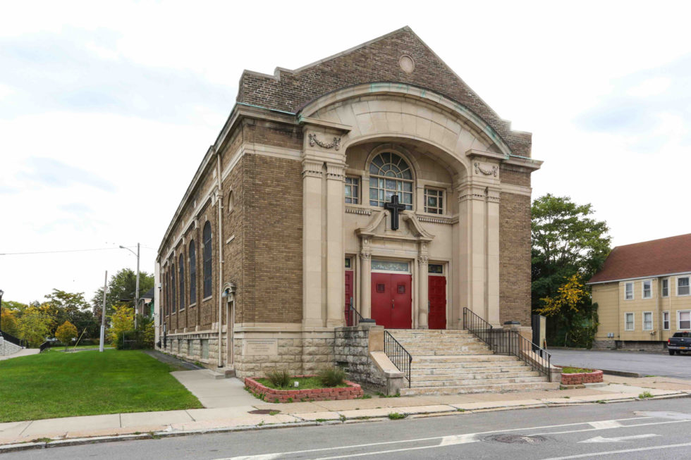 Temple Beth David, Front Exterior - Jewish Buffalo History Center