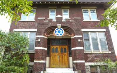 Saranac Synagogue, Star of David Entranceway