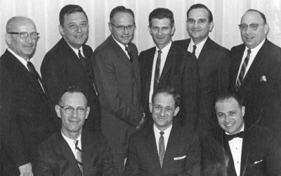 Past Presidents and Rabbi Kerman, 1982