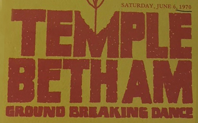 Temple Beth Am Ground Breaking Dance Program, 1970