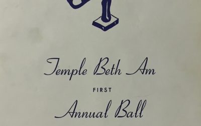 Temple Beth Am, First Annual Ball, Program