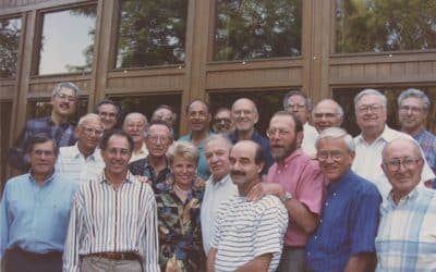 A gathering of Past Presidents at the home of Gordon Gross