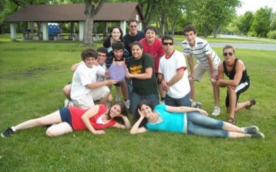 Participants at the Park, Buffalo Jewish Teen Scene Game Day, June 2009