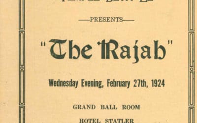 The Rajah, Program Booklet