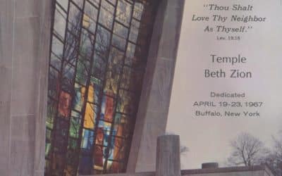 Front Cover of the Temple Beth Zion Sanctuary Dedication, April 19-23, 1967