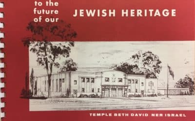 Temple David-Ner Israel, Fundraising Leaflet for new sanctuary