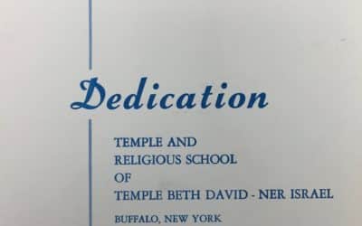 Temple David-Ner Israel, Fundraising Leaflet for new sanctuary