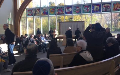 Dedication of New Synagogue, Inside the Sanctuary 2
