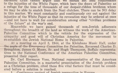 “White Paper, Fight Goes On,” Hadassah Headlines, 1947