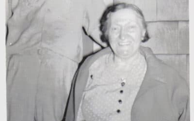 Jack Carrel and his mother, Edith Berkwitt Carrel, c1940s