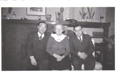 Harold, Jack and Edith Carrel, 1950s