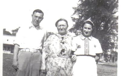 Jack, Edith and Lillian Carrel, 1936