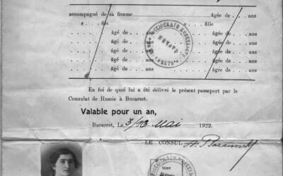 Dratch Pozarny Passport Side A 1922