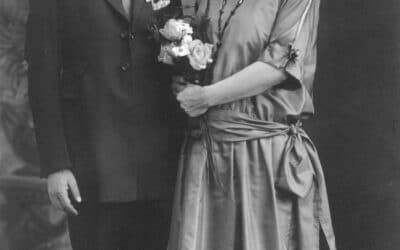 Max and Freida Pozarny on their Wedding Day