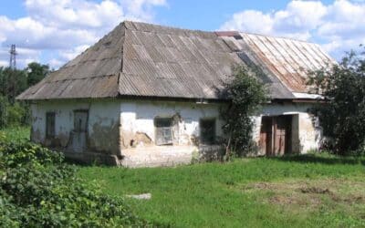 Surviving house in Sokolivka, 2004